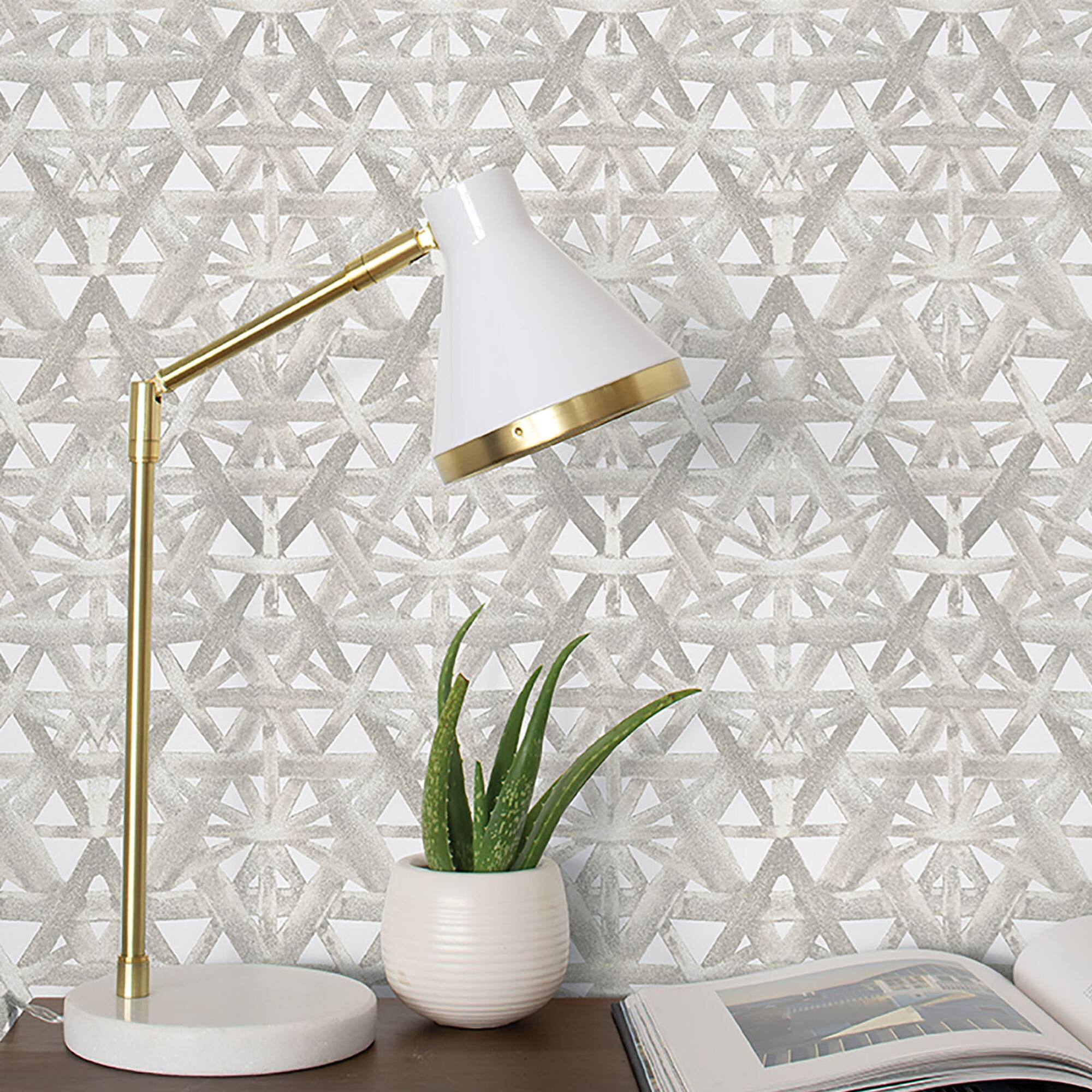 Tommy Bahama® Rattan Lattice Peel & Stick Wallpaper